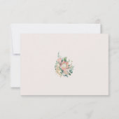 Cartons Réponse Simple Elegant Eucalyptus Pampas Grass Protea (Dos)