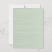 Cartons Réponse Simple Eucalyptus Mariage Détails du client Info C (Dos)