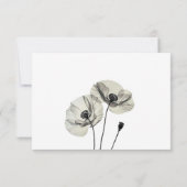 Cartons Réponse Simple minimalisme élégant Papillons noirs et blan (Dos)