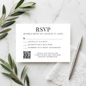 Cartons Réponse Simple Modern Wedding