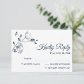 Cartons Réponse Simple moderne floral élégant orchidées minimalist (Debout devant)