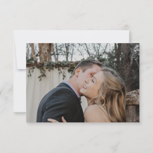 Cartons Réponse Simple option de repas avec couverture photo maria (Dos)