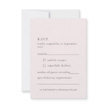 Simple Pale Blush Delicate Doux Rose Minimal