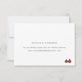 Cartons Réponse Simple | Un Mariage Invité (Dos)