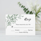 Cartons Réponse Simplicité Élégante Végétal (Debout devant)