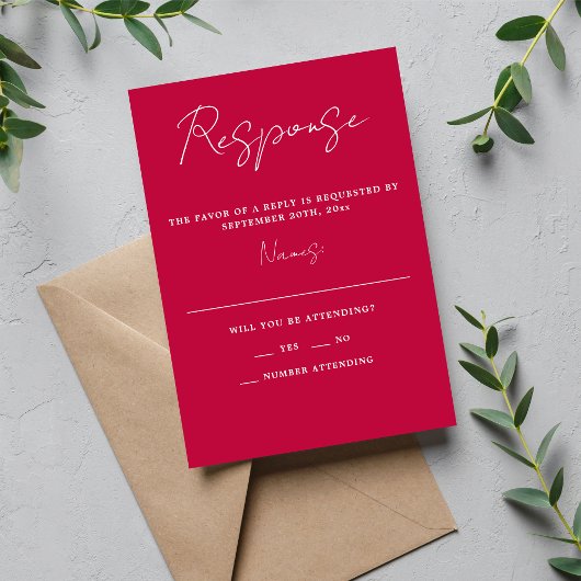 Cartons Réponse Simplicité réelle 3 Script Mariage de framboise mi