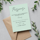 Cartons Réponse Simplicité réelle 3 Script Mariage minimal de la m