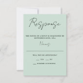 Cartons Réponse Simplicité réelle 3 Script Mariage minimal de la m (Devant)