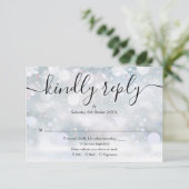 Cartons Réponse Snowflakes d'hiver Script Répondre (Debout devant)