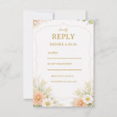 Cartons Réponse Soft Floral Elegant Response (Devant)