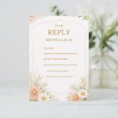 Cartons Réponse Soft Floral Elegant Response (Debout devant)