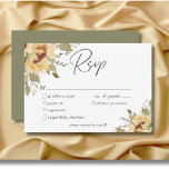 Cartons Réponse Soft Rustic Grand Boho Sunflowers Mariage Dîner<br><div class="desc">Célébrez votre amour avec notre carte de réponse boho rustique mariage avec choix de dîner, conçu pour donner le ton parfait pour votre journée spéciale. Doté de tournesols couleur aquarelle éclatants, d'un jaune doré, d'un brun terreux et d'un vert doux, joliment placés dans des coins opposés, ce design allie charme...</div>