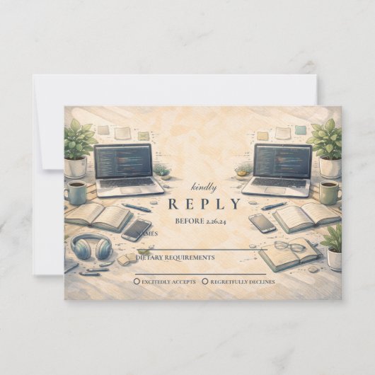 Cartons Réponse Software Engineer Graduation (Devant)