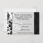 Cartons Réponse Soirée de la fontaine noire blanche (Dos)