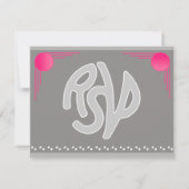 Cartons Réponse South Beach Deco Mariage (Réponse v2) (Dos)