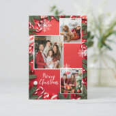 Cartons Réponse "Souvenirs festifs : Capturer l'Esprit de Noël (Debout devant)