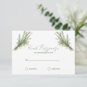Cartons Réponse Sprigs de romarin avec ficelle (Debout devant)