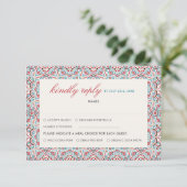 Cartons Réponse Style géométrique Étincelles Mariage métallique en (Debout devant)