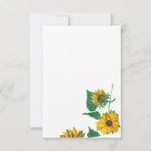 Cartons Réponse Sunflower Eucalyptus Botanique (Dos)