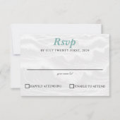 Cartons Réponse Surf Mariage en couple (Devant)