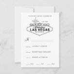 Cartons Réponse SYMBOLE Mariage RÉtro Las Vegas<br><div class="desc">Retro italics and the Las Vegas Sign sont destinés à votre carte de réponse mariage. Le dossier est facultatif.</div>