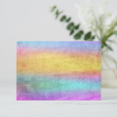 Cartons Réponse Taches d'aquarelle Bat Mitzvah (Debout devant)