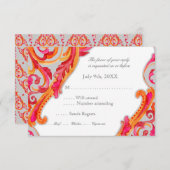 Cartons Réponse Tangerine Hot Pink (Devant / Derrière)