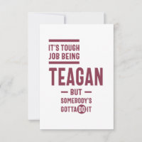 Teagan Nom personnalisé Cadeau Anniversaire