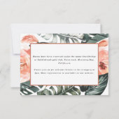 Cartons Réponse teracotta feuille tropicale feuillage détail maria (Dos)