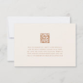 Cartons Réponse Terracotta Boho Automne Fleur sauvage Floral Maria (Dos)