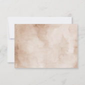 Cartons Réponse Terracotta Bourgogne Mariage géométrique (Dos)