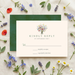 Cartons Réponse The Wildflower Meadow Wedding Suite -