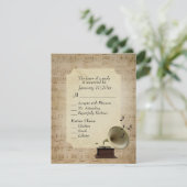 Cartons Réponse Thème de musique antique avec choix d'entrée (Debout devant)