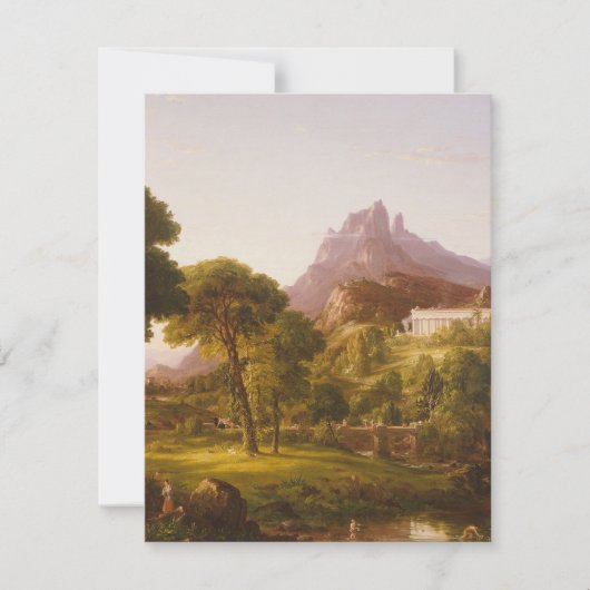 Cartons Réponse Thomas Cole Dream d'Arcadia (Devant)