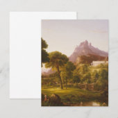 Cartons Réponse Thomas Cole Dream d'Arcadia (Devant / Derrière)