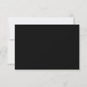 Cartons Réponse Toiles d'araignées Noir et gris Mariage gothique R (Dos)
