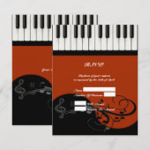 Cartons Réponse Touches de piano (Devant / Derrière)