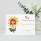 Cartons Réponse Tournesol Automne Floral (Debout devant)