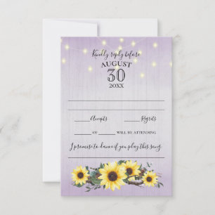 Cartons Réponse Tournesol et lumières riposte à l'aquarelle