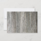 Cartons Réponse Tournesol rustique Grange Bois Turquoise Ruban RSV (Dos)