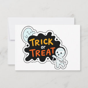 Cartons Réponse Trick ou Treat Fun