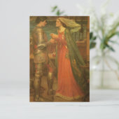 Cartons Réponse Tristan et Isolde par JW Waterhouse Mariage (Debout devant)