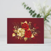 Cartons Réponse Trois Roses de bijoux (Debout devant)