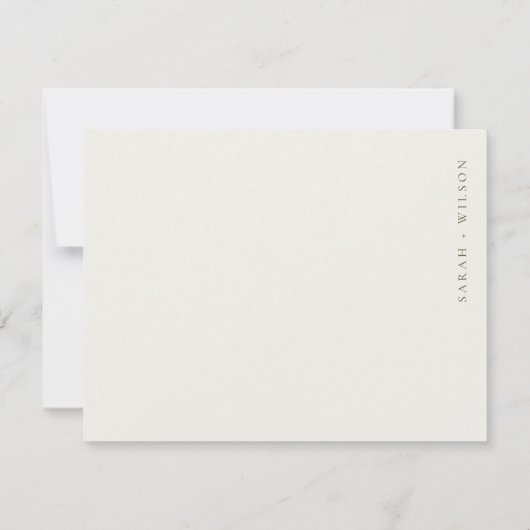 Cartons Réponse Tropical Beach Palm Tree croquis Pale Gold Mariage (Dos)