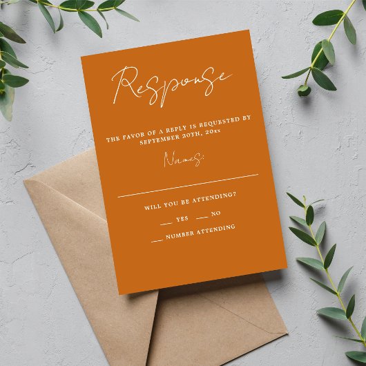 Cartons Réponse True Simplicity 3 Script Minimum Citrouille Mariag