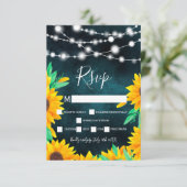 Cartons Réponse Turquoise rustique lumières à cordes vertes tourne (Debout devant)