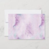 Cartons Réponse Turquoise violet bleu Dendrobium Mariage orchidée (Dos)