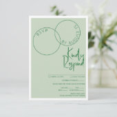 Cartons Réponse Two Rings Response Card (Debout devant)