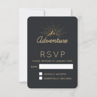Typographie d'aventure en montagne