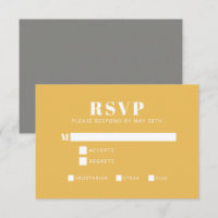 Typographie Gras Jaune et Gris Bat mitzvah moderne
